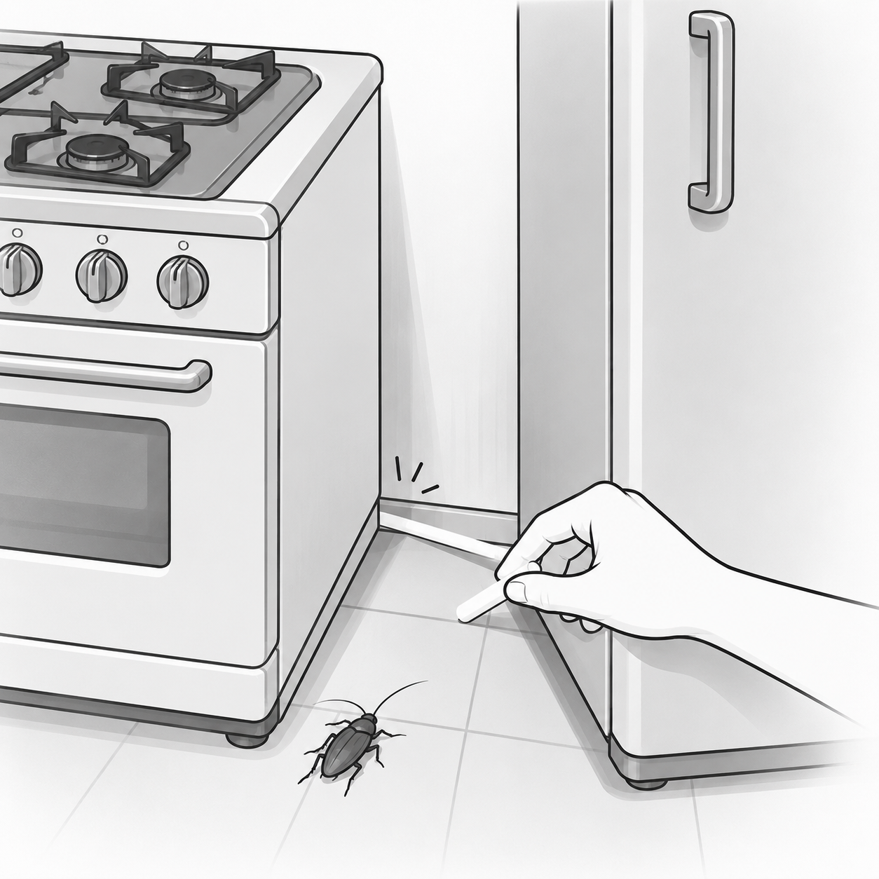 Behind Appliances